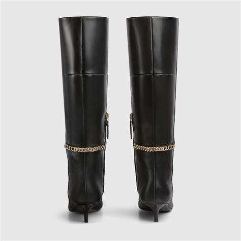 bota gucci cano alto|gucci signoria ankle boots.